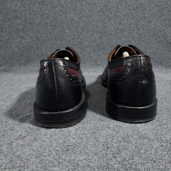 Allen Edmonds 90TH Anniversary Broadstreet Men 12 2A Black Burgundy Brogues Rare